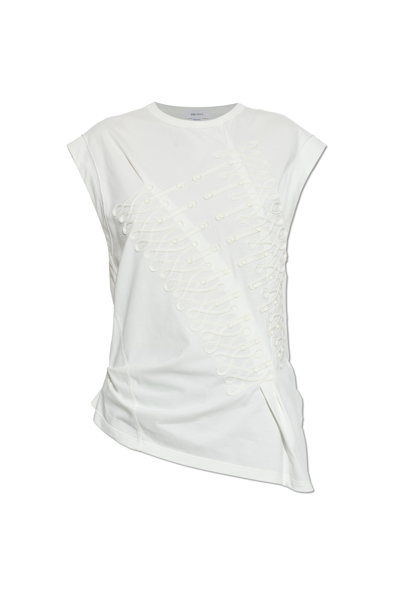 トップス Alexander McQueen archive asymmetry tops Alexander McQueen Asymmetrical cut top | Women's | Vitkac